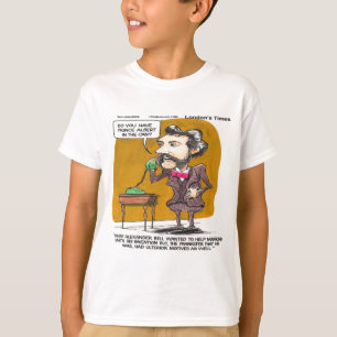 Rick London Lustig Alexander Bell Telefon Streich T-Shirt