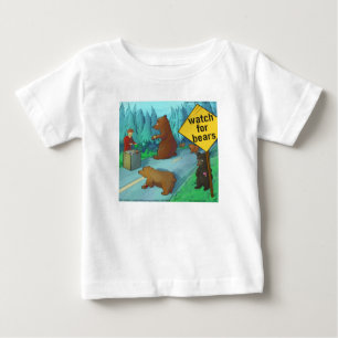 Rick London Lustige Bären Mit Uhren Comic Baby T-shirt