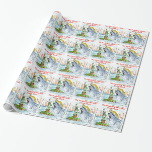 Rick London Lustiger Trump Hai Geschenkpapier