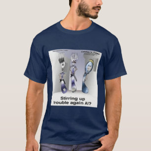 Rick London Lustiges Besteck Polizei T-Shirt