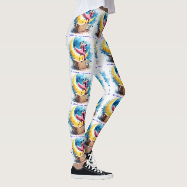 Rick London Pink Himalayan Salsa Funny Leggings (Rechts)