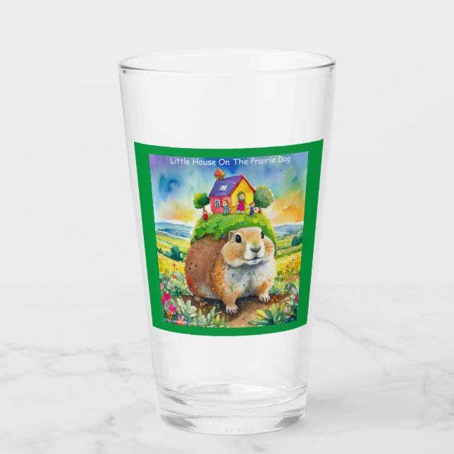 Rick London Prairie Dog Life Comic Glas (Vorderseite)