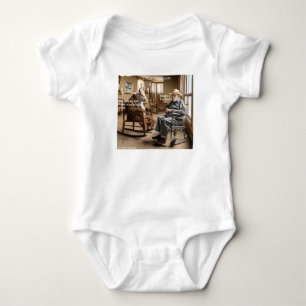 Rick London Ruhestand Far Side Kuh mag prahlen  Baby Strampler