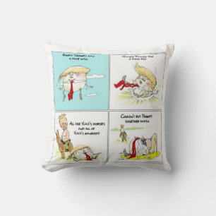 Rick London "Trumpty Dumpty" Funny Throw Pillow Kissen