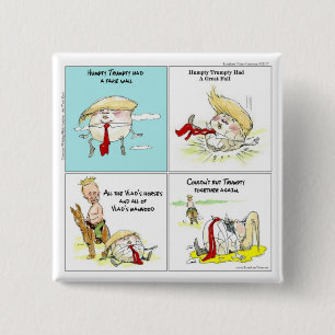 Rick London "Trumpty Dumpty" Funny Trump-Geschenk Button