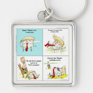 Rick London "Trumpty Dumpty" Funny Trump-Geschenk Schlüsselanhänger