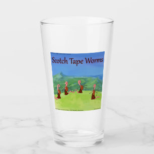 Rick London Worms from Scotland Funny Glas