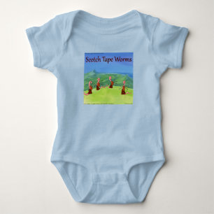 Rick London Würmer von Schottland Comic  Baby Strampler