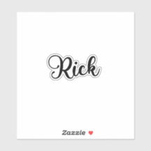 Rick Name - Handgeschriebene Kalligrafie
