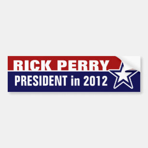 Rick Perry 2012 Autoaufkleber