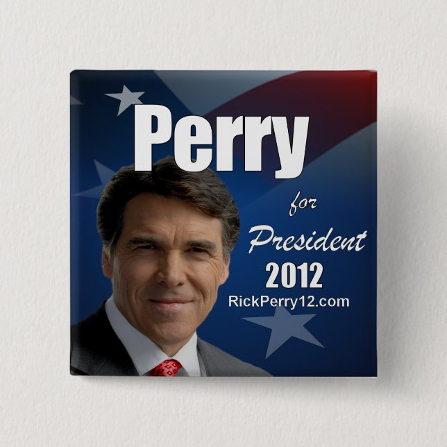 Rick Perry 2012 Button (Vorderseite)