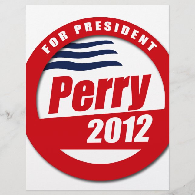 Rick Perry 2012 Flyer (Vorne)