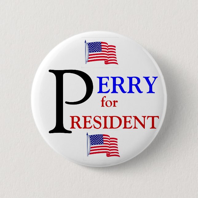 Rick Perry für Präsidenten 2012 Button (Vorderseite)