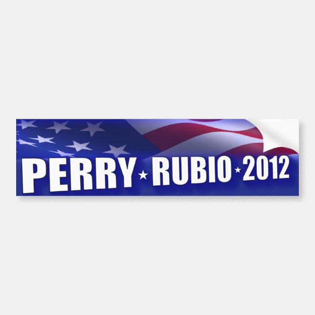 Rick Perry - Marco Rubio 2012 Autoaufkleber (Vorne)