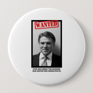 Rick Perry Mugshot Button