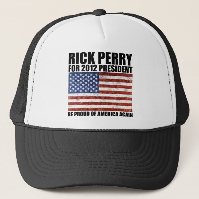 Rick Perry Präsident 2012 Truckerkappe (Vorderseite)