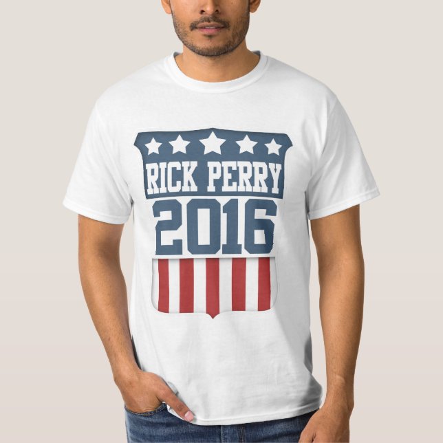 Rick Perry Präsident im Jahre 2016 Schild T-Shirt (Vorderseite)