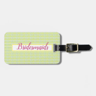 Rick Rack Bridesmaid Gepäckanhänger