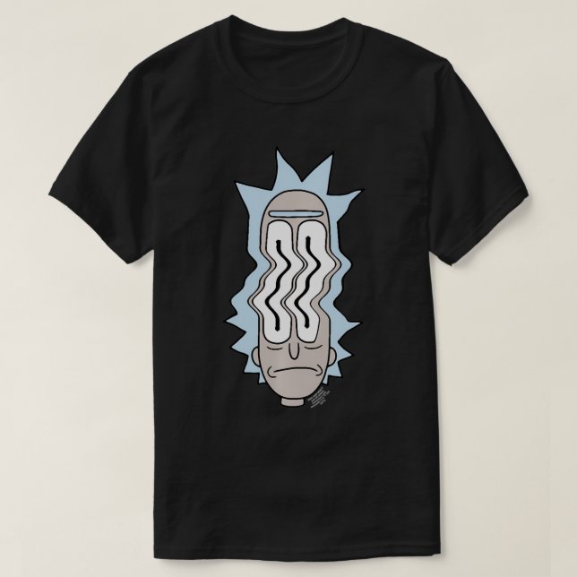 Rick-Rick-Waves-Pullover T-Shirt (Design vorne)
