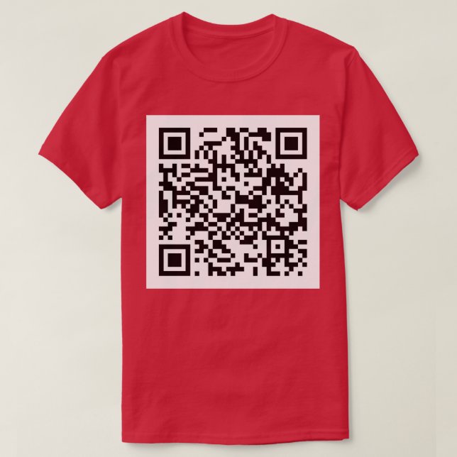 Rick Roll QR Code Hut T-Shirt (Design vorne)