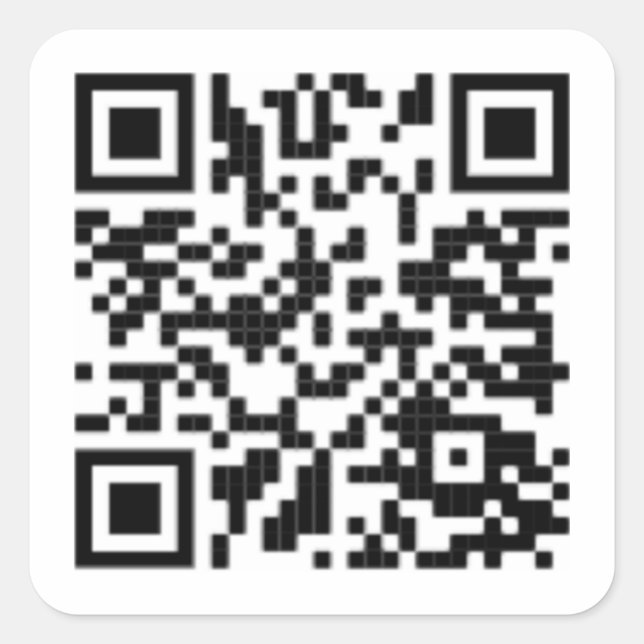 Rick Roll QR Stickers (Vorderseite)
