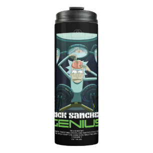 Rick Sanchez Genius Quote Graphic Thermosbecher