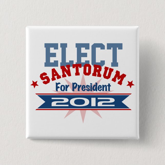 Rick Santorum 2012 Button (Vorderseite)