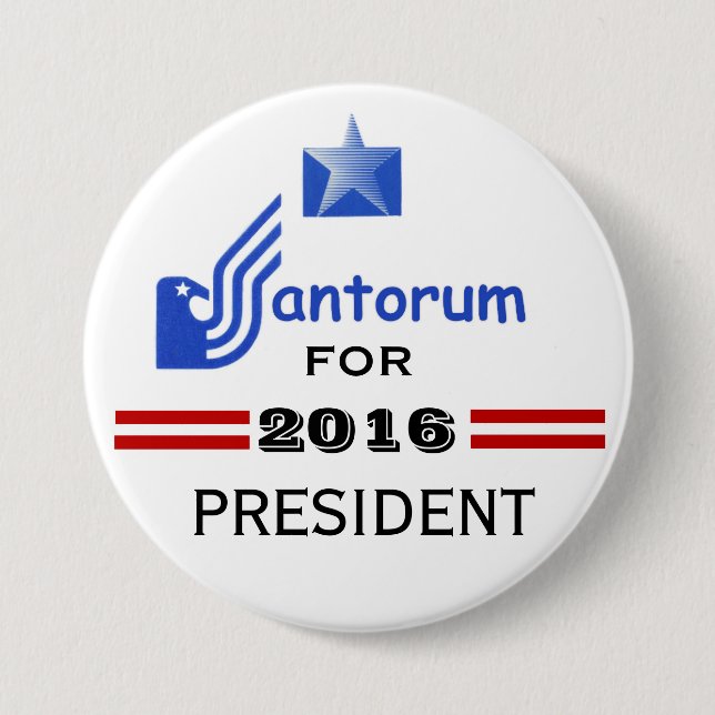 Rick Santorum 2016 Button (Vorderseite)