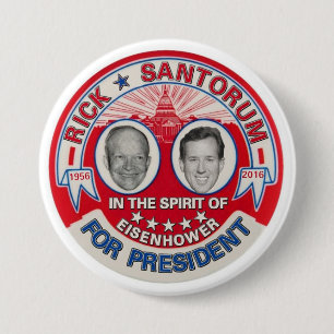 Rick Santorum 2016 Button