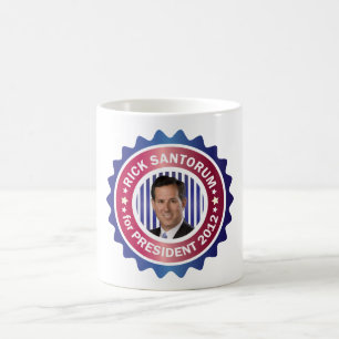 Rick Santorum für Präsidenten 2012 Tasse