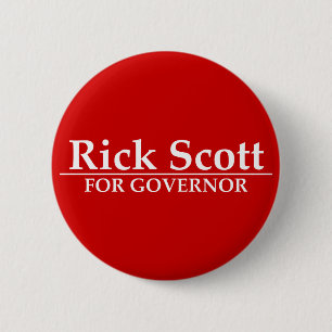 Rick Scott für Gouverneur Button