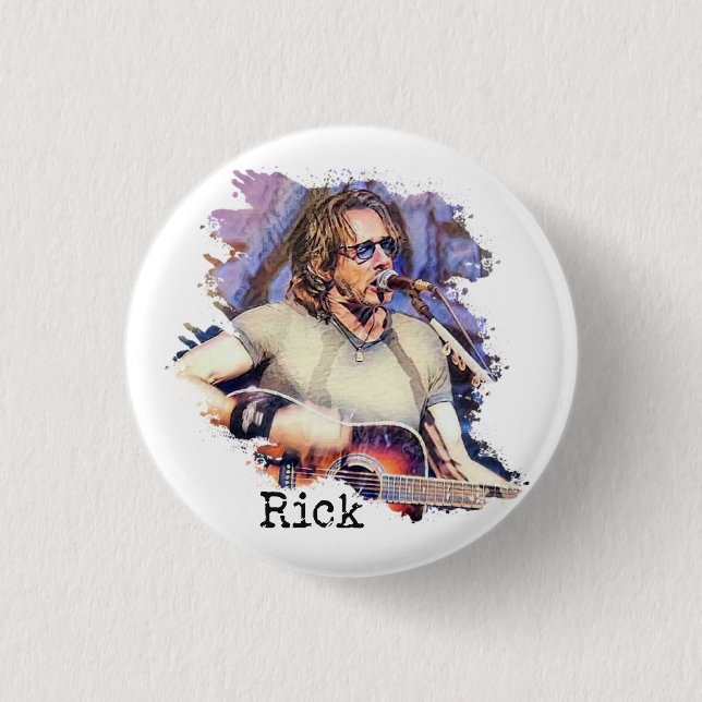 Rick Springfield in Concert Button (Vorderseite)