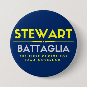 Rick Stewart für Iowa Governor Button