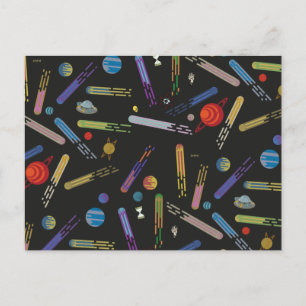 RICK UND MEHR™  Äußeres Raumkomprimierungsmuster Einladungspostkarte