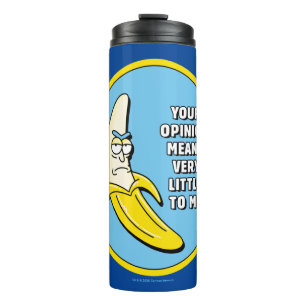 RICK UND MEHR™  Banana Rick Abzeichen Thermosbecher