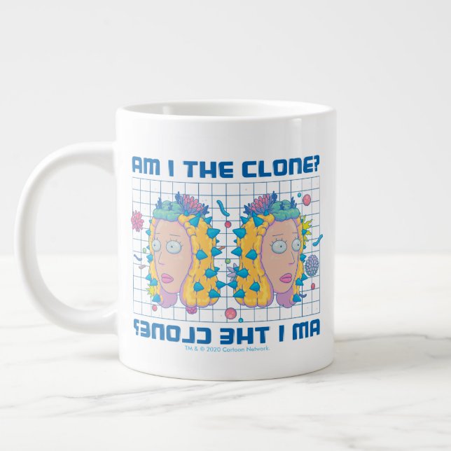 RICK UND MEHR™| Bin ich der Klon? Jumbo-Tasse (Links)