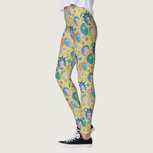 RICK UND MEHR™| Familienmuster infizierter Smith Leggings (Links)