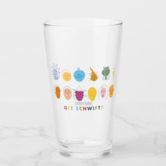 RICK UND MEHR™| Get Schwifty Glas (Vorderseite)