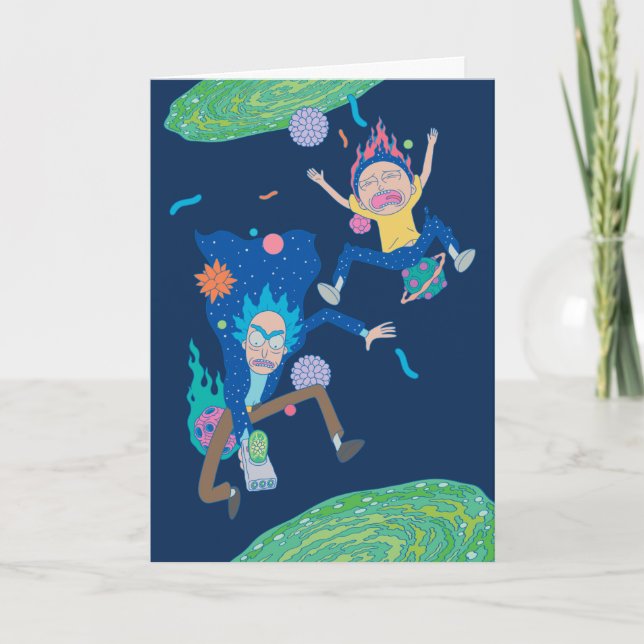 RICK UND MEHR™| Infizierte Portal-Spur Karte (Vorderseite)