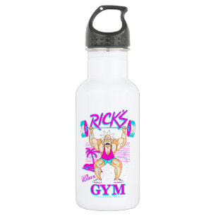 RICK UND MEHR™  Mitglied des Rick's Gym Club Edelstahlflasche