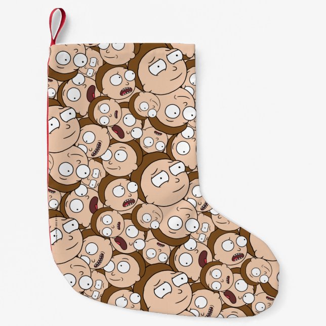 RICK UND MEHR™| Morty's Moods Kleiner Weihnachtsstrumpf (Vorderseite)