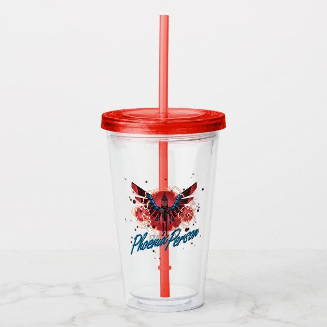 RICK UND MEHR™| Phoenix Acryltrinkbecher (Vorderseite)
