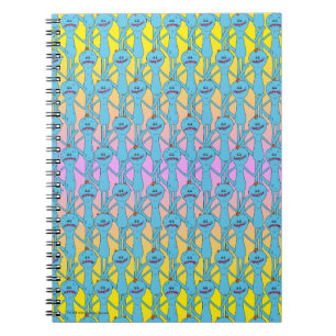 RICK UND MEHR™ Rainbow Herr Meeseeks Pattern Notizblock