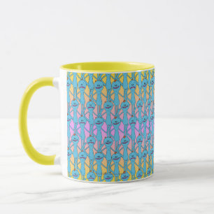 RICK UND MEHR™  Rainbow Herr Meeseeks Pattern Tasse