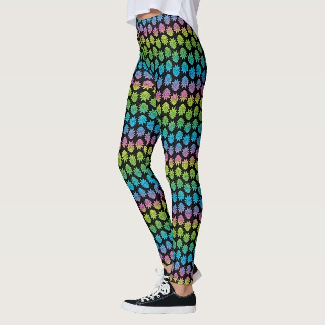 RICK UND MEHR™| Rainbow Rick Head Leggings (Links)