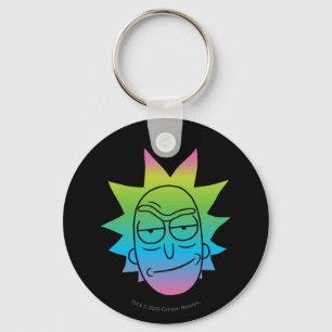 RICK UND MEHR™  Rainbow Rick Head Schlüsselanhänger