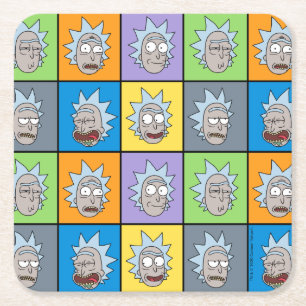 RICK UND MEHR™  Rick's Moods Rechteckiger Pappuntersetzer