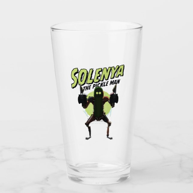 RICK UND MEHR™| Solenya - Der Pickle Man Glas (Vorderseite)