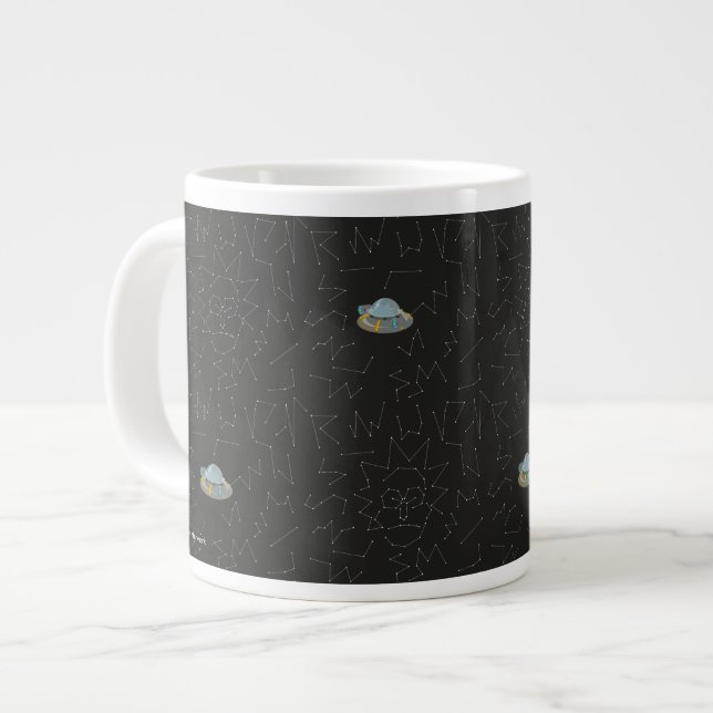 RICK UND MEHR™| Sternbild Jumbo-Tasse (Vorderseite Links)