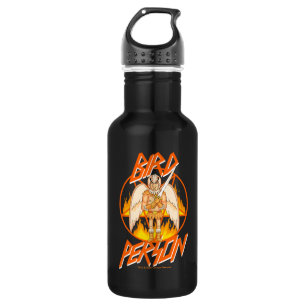 RICK UND MEHR™  Vogelperspektive Pentagramm Edelstahlflasche